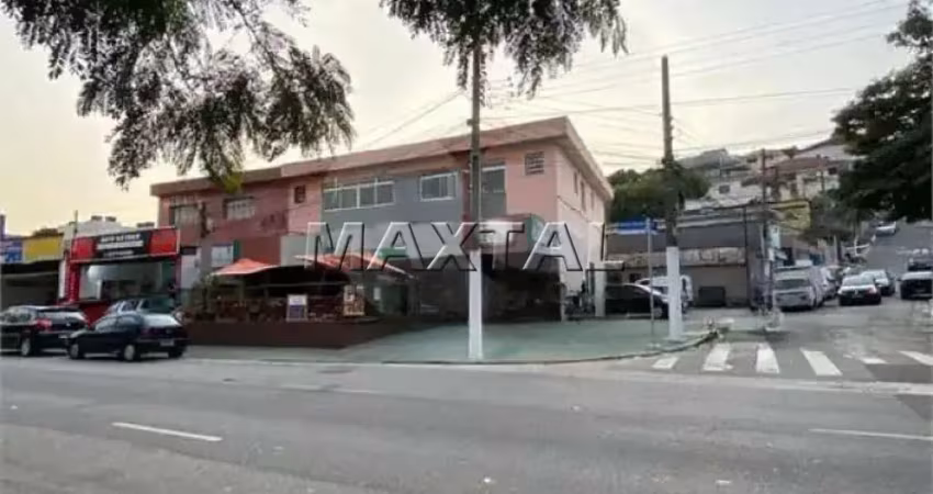 Loja comercial com 204m² ,1 salão no térreo, 3 banheiros, 1 cozinha, 8 vagas, bairro do imirim.