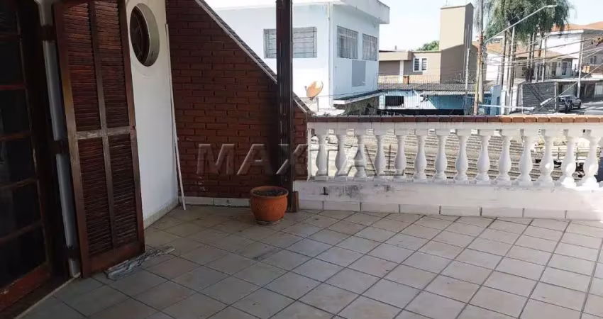 Sobrado à venda com 3 quartos, sendo 1 suíte, 4 banheiros e 2 vagas, no jardim guanca.