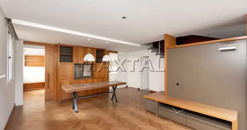 Duplex para venda de 129m² em itaim bibi com 3 quartos, sendo 1 suíte, varanda e 2 vagas.