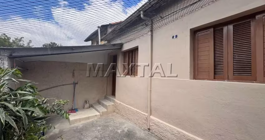 Casa térrea de vila para locação, de 50m², sala, cozinha, 1 dormitório, 1 banheiro e 1 vaga.