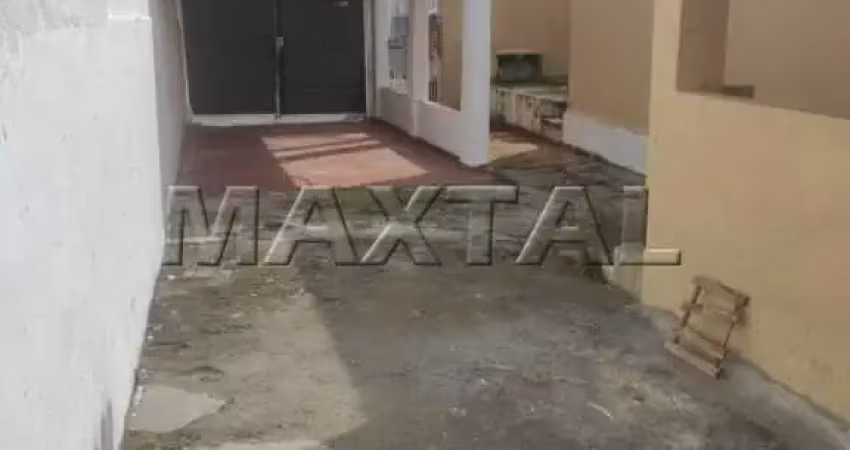 Casa 100m² para alugar na vila nova mazzei, 1 dormitório, 1 banheiro, 2 vagas e quintal.