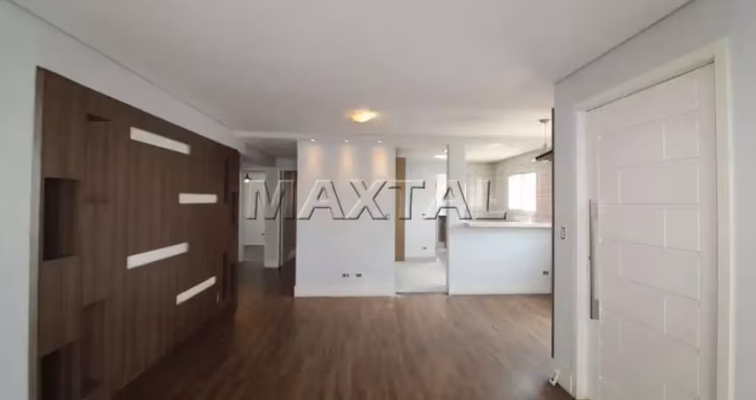 Apartamento em santana na região da braz leme com 3 dormitórios, 2 suítes, 2 vagas, de 130m²