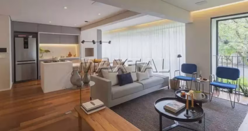 Apartamento à venda de 105 m², em construção, com 02 suítes e 01 vaga, no campo belo