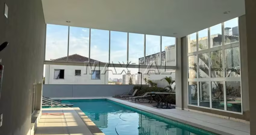 Apartamento 60m² com varanda gourmet em santana para alugar, 1 dormitório, 2 banheiros, 1 vaga