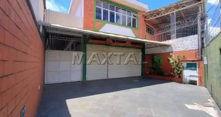 Galpão comercial na região de vila mazzei para locação, com 325m², 4 banheiros e 10 vagas.