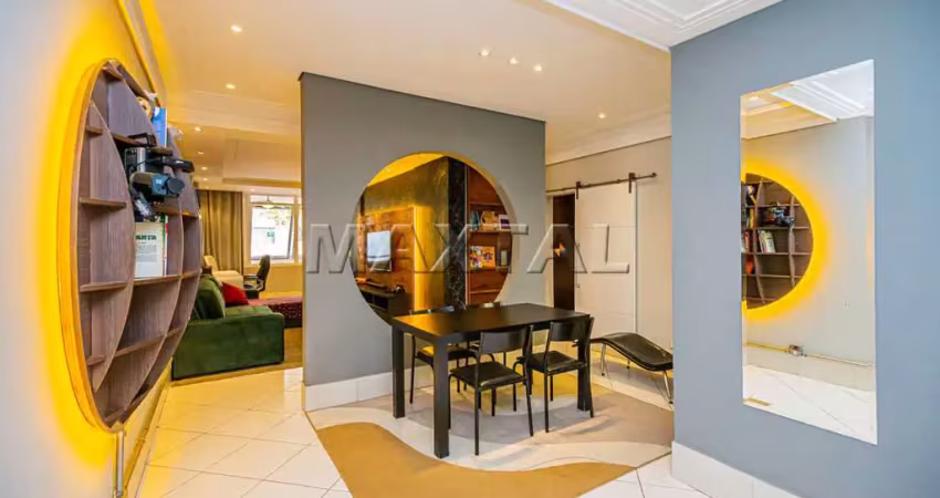 Apartamento garden para venda de 132m²  com 2 quartos, sendo 1 suíte, no campos elíseos.