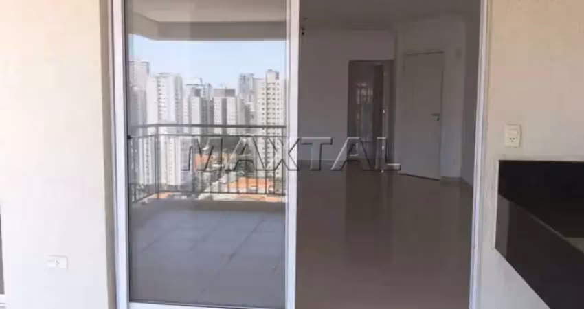 Apartamento 133m² à venda  e alugar com 3 quartos, 5 banheiros, 2 vagas e varanda gourmet em santana