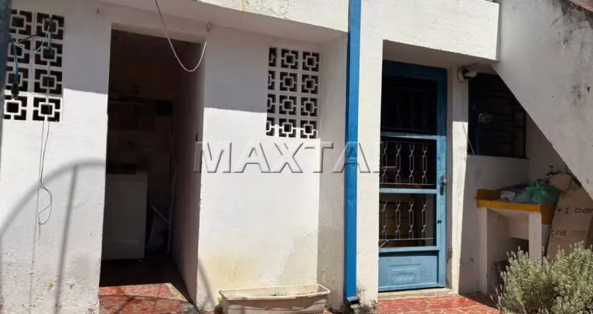 Casa térrea 125m² à venda, santa terezinha, 2 quartos, 1 banheiro, 1 vaga, 1 edícula e quintal.