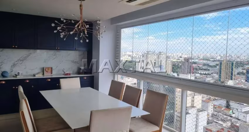 Cobertura para locação em santana nova com piscina e churrasqueira privativa. com 3 suítes. luxuosa.