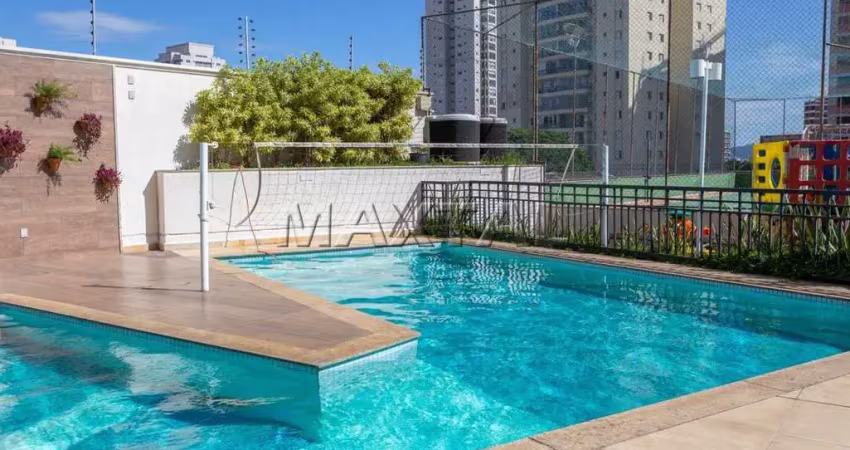 Apartamento para locação, de 89m², com 2 dormitórios e 3 vagas, na vila romana.