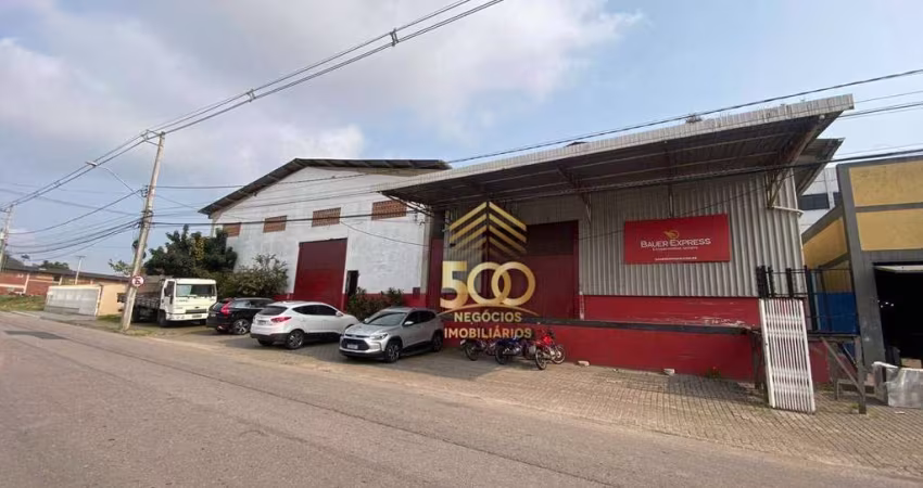 Galpão para alugar, 900 m² por R$ 18.241,56/mês - Areias - São José/SC