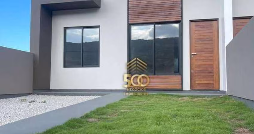 Casa com 2 dormitórios à venda, 58 m² por R$ 390.000,00 - Forquilhas - São José/SC