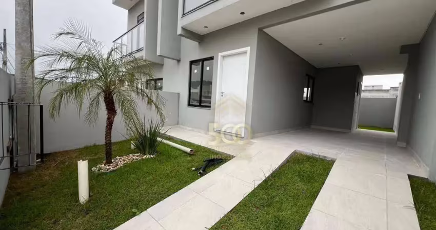 Sobrado com 3 dormitórios à venda, 100 m² por r$ 569.000,00 - sertão do maruim - são josé/sc