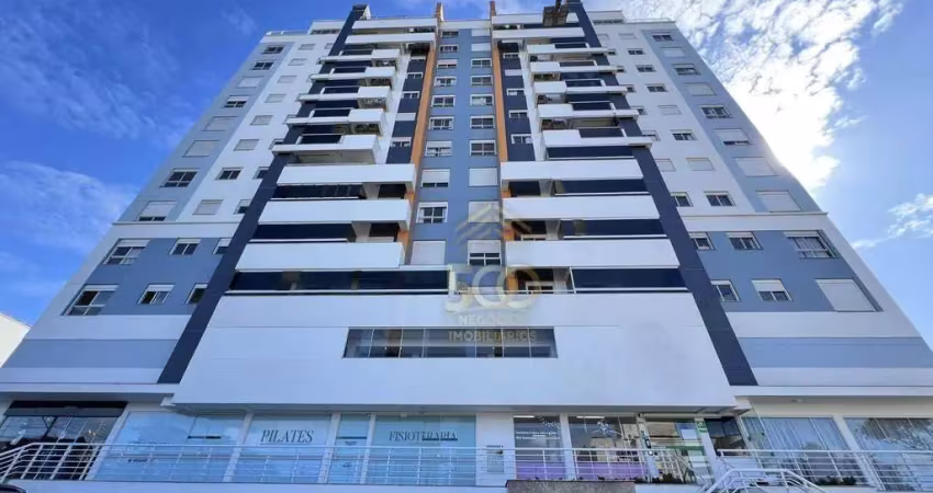 Apartamento com 02 dormitórios, 79m², à venda por r$728.000 - barreiros - são josé/sc