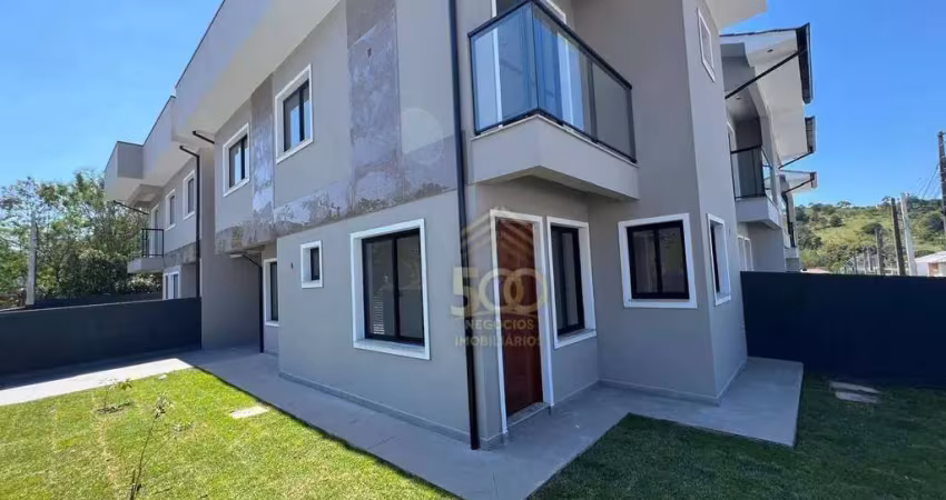 Sobrado com 3 dormitórios à venda, 100 m² por r$ 590.000, - potecas - são josé/sc