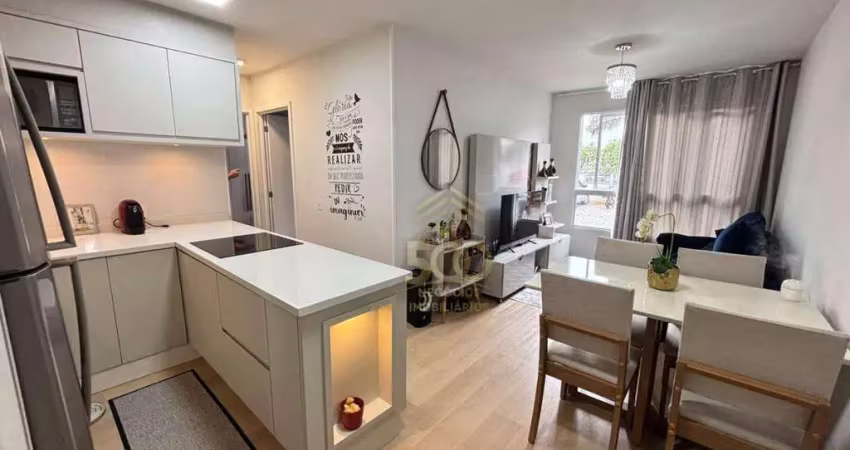 Apartamento com 2 dormitórios à venda, 50 m² por r$ 370.000,00 - rio caveiras - biguaçu/sc