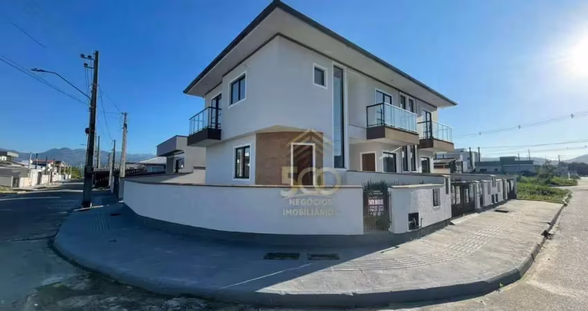 Sobrado com 2 dormitórios à venda, 78 m² por r$ 479.900,00 - caminho novo - palhoça/sc