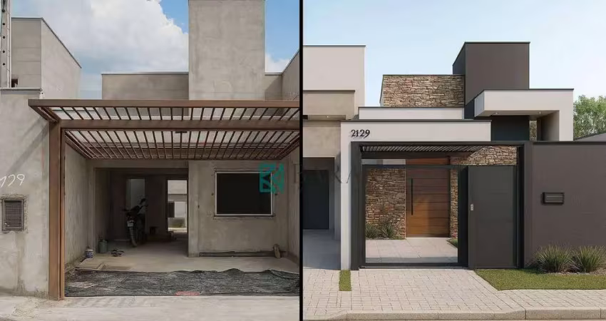 Venda - Casa Jdm Iguaçu - 3 Suites + Escritório e Piscina! (EM FINALIZAÇÃO)