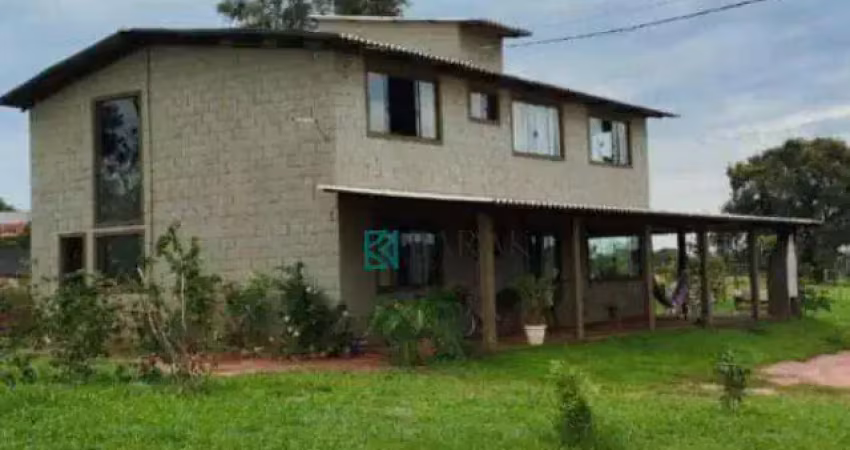 Chácara com 5 dormitórios à venda, 4000 m² por r$ 799.000,00 - rural - terra rica/pr
