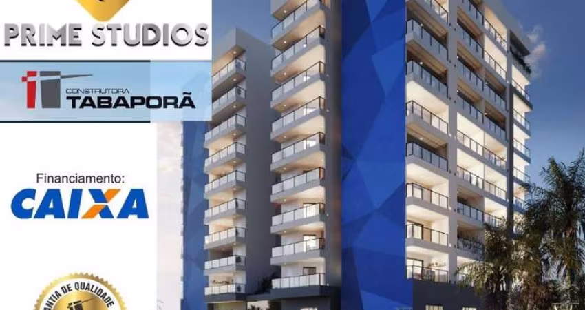 Residencial Prime Estúdio - Apartamentos estúdio de 38m² na Praia das Palmeiras
