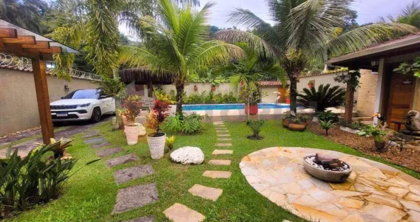 Casa à venda em caraguatatuba, capricónio iii, com 3 quartos, 179m²