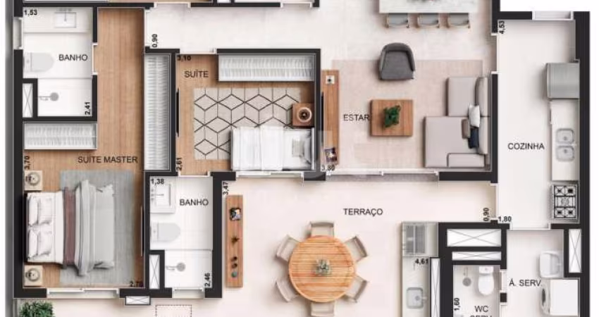 Apartamento com 3 quartos à venda na Rua Coronel Francisco Andrade Coutinho, 112, Cambuí, Campinas