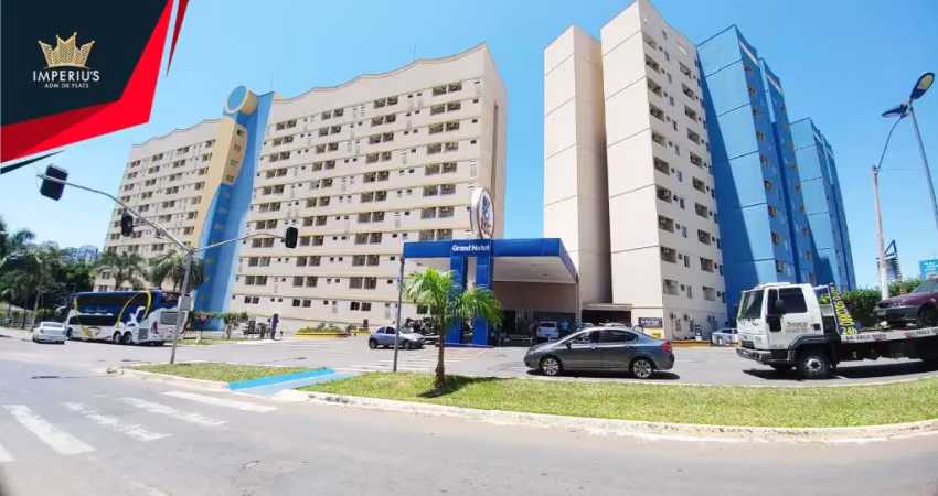 Flat para venda no golden dolphin grand hotel em caldas novas-go