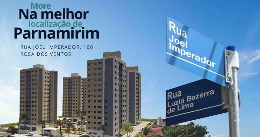 Apartamento à venda, 64 m² por R$ 289.052,78 - Rosa dos Ventos - Parnamirim/RN