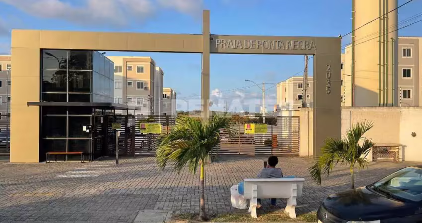 Apartamento semi mobiliado para locação no residencial praia de ponta negra
