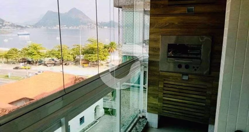 Apartamento para venda possui 110 metros quadrados com 3 quartos em Charitas - Niterói - RJ