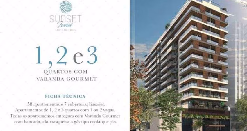 Apartamento para venda com 93 metros quadrados com 3 quartos em Icaraí - Niterói - RJ