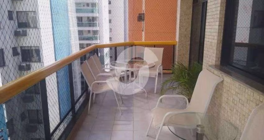 Apartamento de 150 m² na Cinco de Julho - Icaraí - Niterói - RJ, à venda por R$ 1.500.000