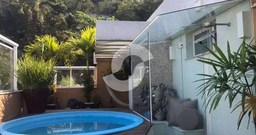 Cobertura para venda possui 184 metros quadrados com 3 quartos em Itacoatiara - Niterói - RJ