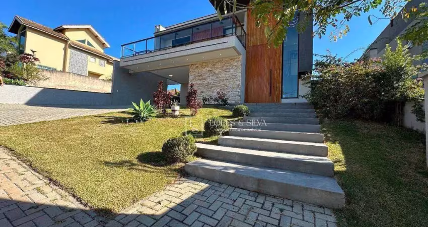 Casa com 3 dormitórios à venda, 255 m² por r$ 2.800.000,00 - condomínio figueira garden - atibaia/sp