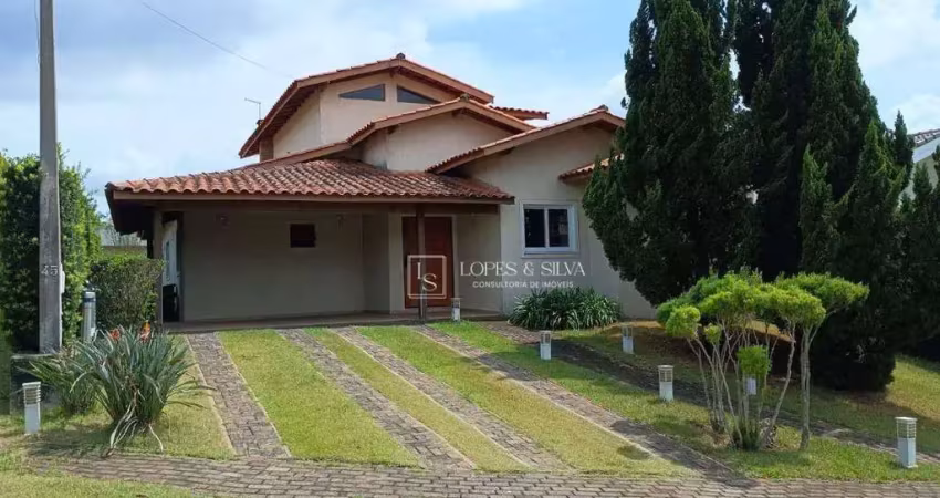 Casa térrea com 3 suítes à venda localizada no condomínio figueira garden, atibaia, sp