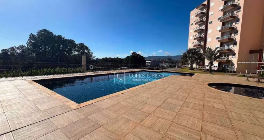 Apartamento com 2 dormitórios, sendo uma suíte, mobiliado para alugar no residencial toscana, atibaia, sp