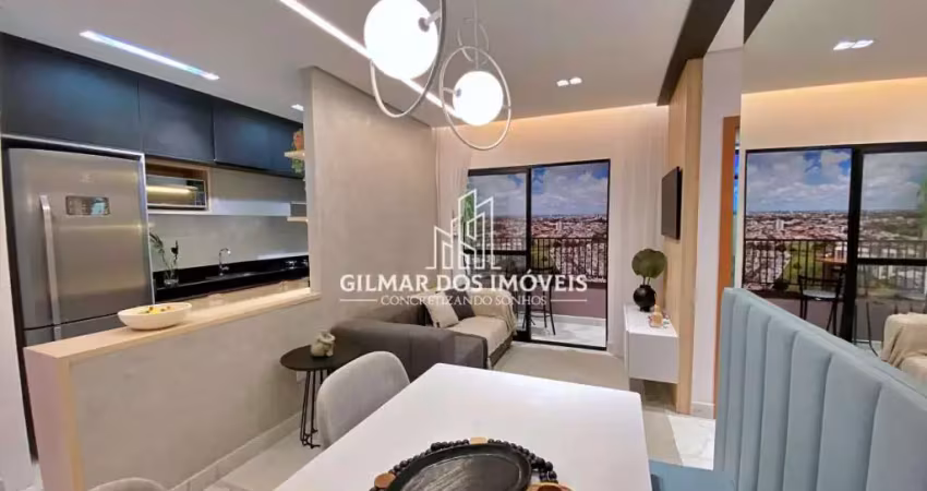 Apartamento com 2 quartos à venda no Granja Marileusa, Uberlândia 