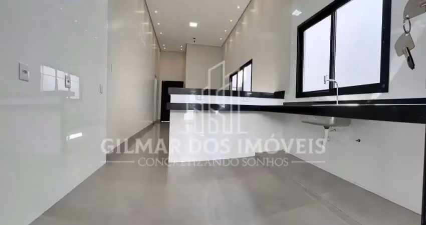 Casa nova á  venda 3 Quartos no Bairro Jardim Botanico, Uberlândia