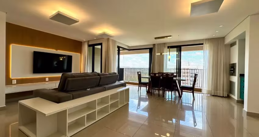 Belíssimo apartamento mobiliado com 135 m² e 3 suítes à venda no jardim olhos d água