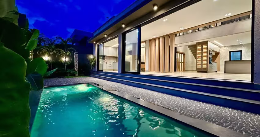 Linda casa térrea, 03 suítes, com mesanino, disponível para venda na vila do golf - ribeirão preto