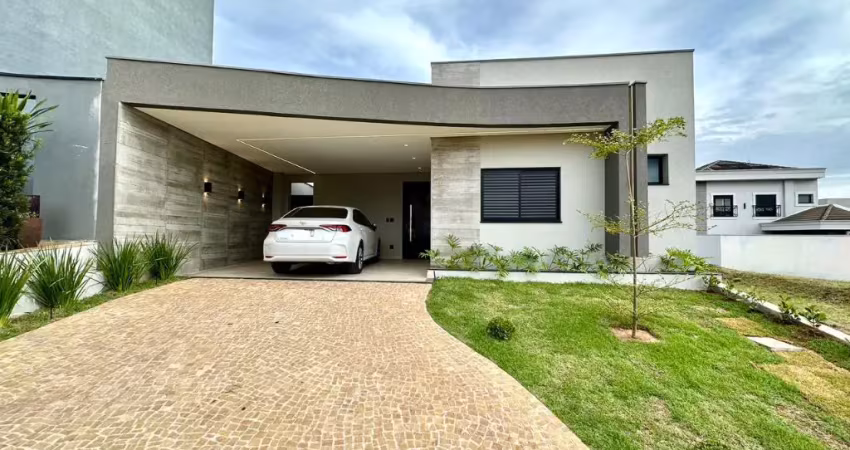Linda casa térrea nova, recém construída, com 3 suítes à venda no jardim valência, em bonfim paulista - ribeirão preto / sp