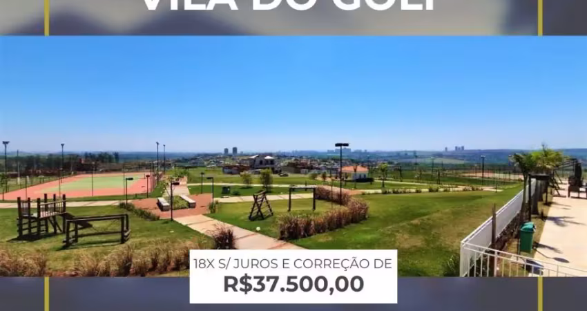 Terreno com vista incrível à venda em condomínio fechado, na vila do golf