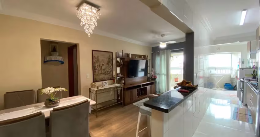 Lindo apartamento 02 quartos com 80m a.u em caiçara praia grande