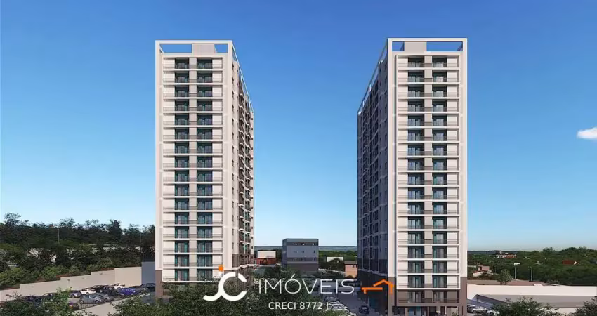 Apartamento com 2 dormitórios à venda, 56 m² por r$ 350.000,00 - fortaleza - blumenau/sc