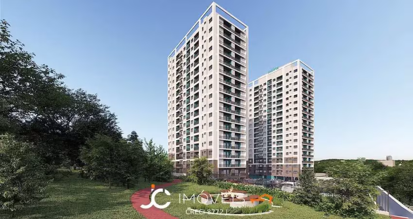 Apartamento com 2 dormitórios à venda, 60 m² por r$ 420.000,00 - fortaleza - blumenau/sc
