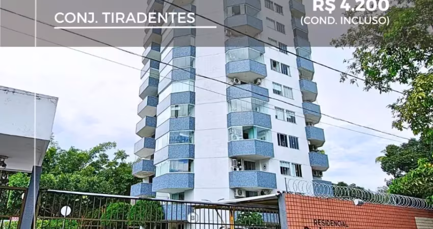 Apartamento com 3 quartos para alugar na Rua das Rosas, 82, Aleixo, Manaus
