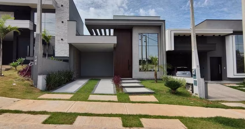 Casa de luxo em condomínio no Park Gran Reserve: 3 quartos, 3 suítes, 2 salas, 4 banheiros, 2 vagas, 140m² em Indaiatuba-SP.