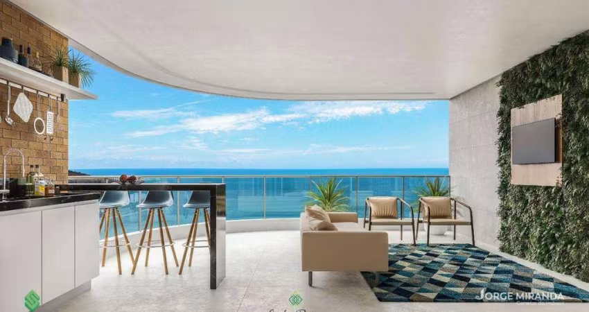 Residencial Aída Paiva, vista mar parcial na Praia do Morro - Guarapari/ES