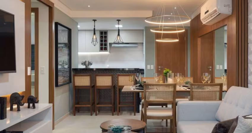 Apartamento com 2 dormitórios à venda por R$ 824.387,22 - Praia do Morro - Guarapari/ES