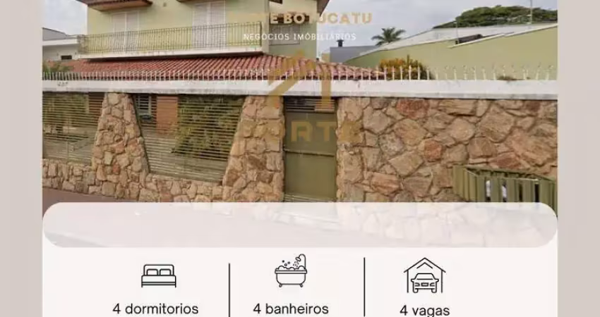 Casa com 4 quartos à venda na Chácara Floresta, Botucatu 